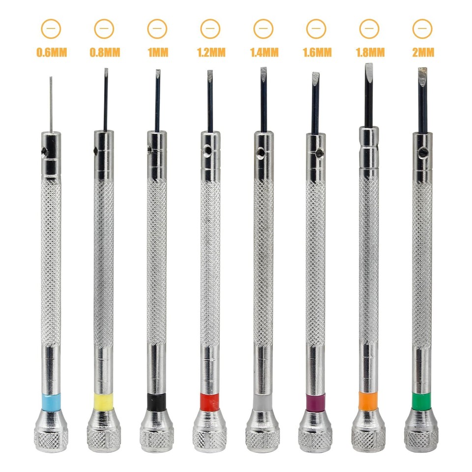 8Pcs Micro Precision Screwdriver Set, Jewelers Screwdriver Set, Watch