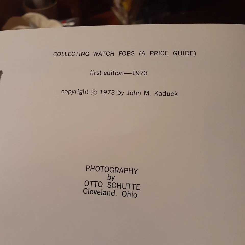 Llaveros de reloj antiguos de colección/guía de precios ilustrada, 1973 1ª edición Foto 3 de 4