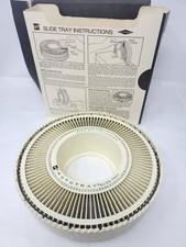 Vintage GAF Sawyer's Keystone Rototray 100 Slide Tray Carousel in Original Box