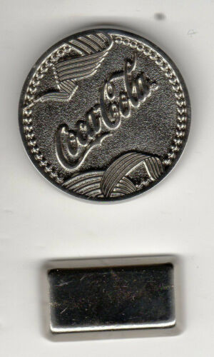 PYEONGCHANG 2018 OLYMPIC GAMES. SPONSOR COCA COLA . SILVERY MAGNET - Picture 1 of 1