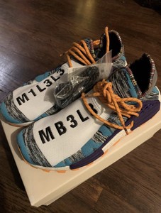 adidas human race naranja