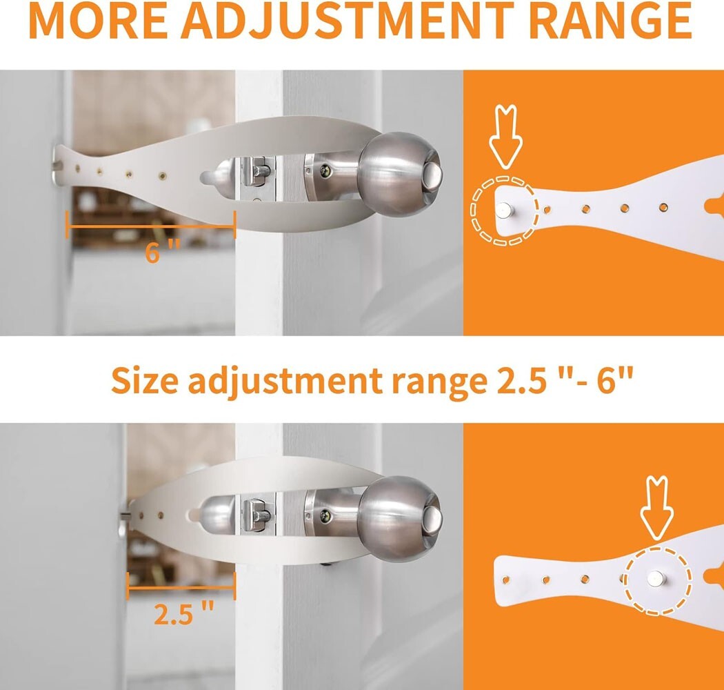 Set of (4) Cat Door Latches * Flex Latch Door Holder * Pet Door