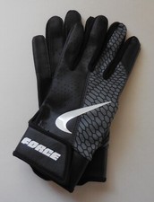 Nike Force Edge Batting Gloves Graphic YOUTH Black/Anthracite/White Large