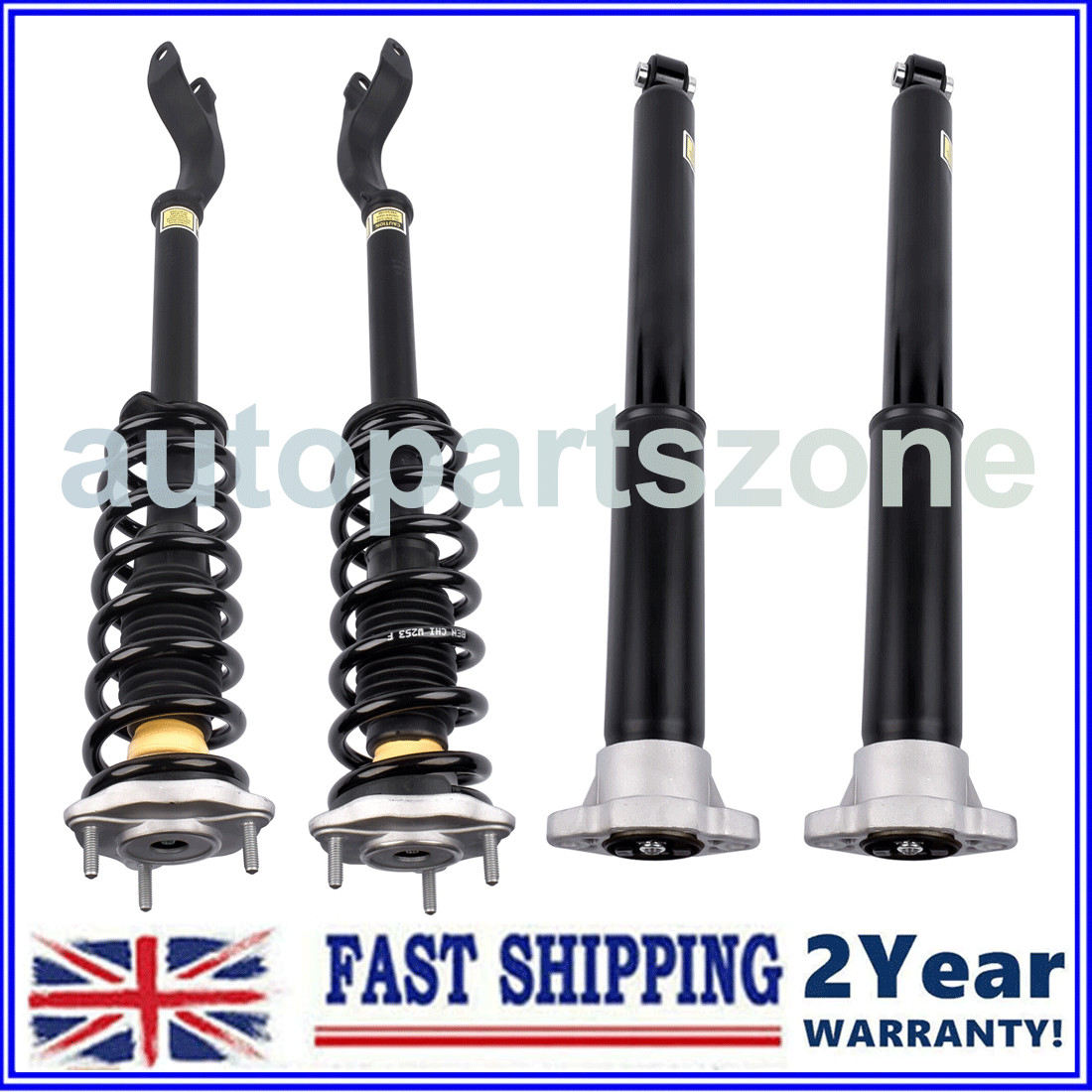 4x Front Rear Shock Absorber Struts Assys Fit Mercedes W253 C253 X253 GLC300 AWD