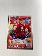 Arizona Diamondbacks VIDAL NUNO Signed Card