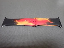 NWOT Projects Watches Flames PJT-BAND-DP10L 42/44mm Silicone Band 