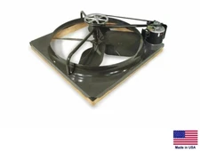 WHOLE HOUSE FAN / ATTIC MOUNT - Belt Drive -  36" - 115V - 2 Speed - 10,600 CFM