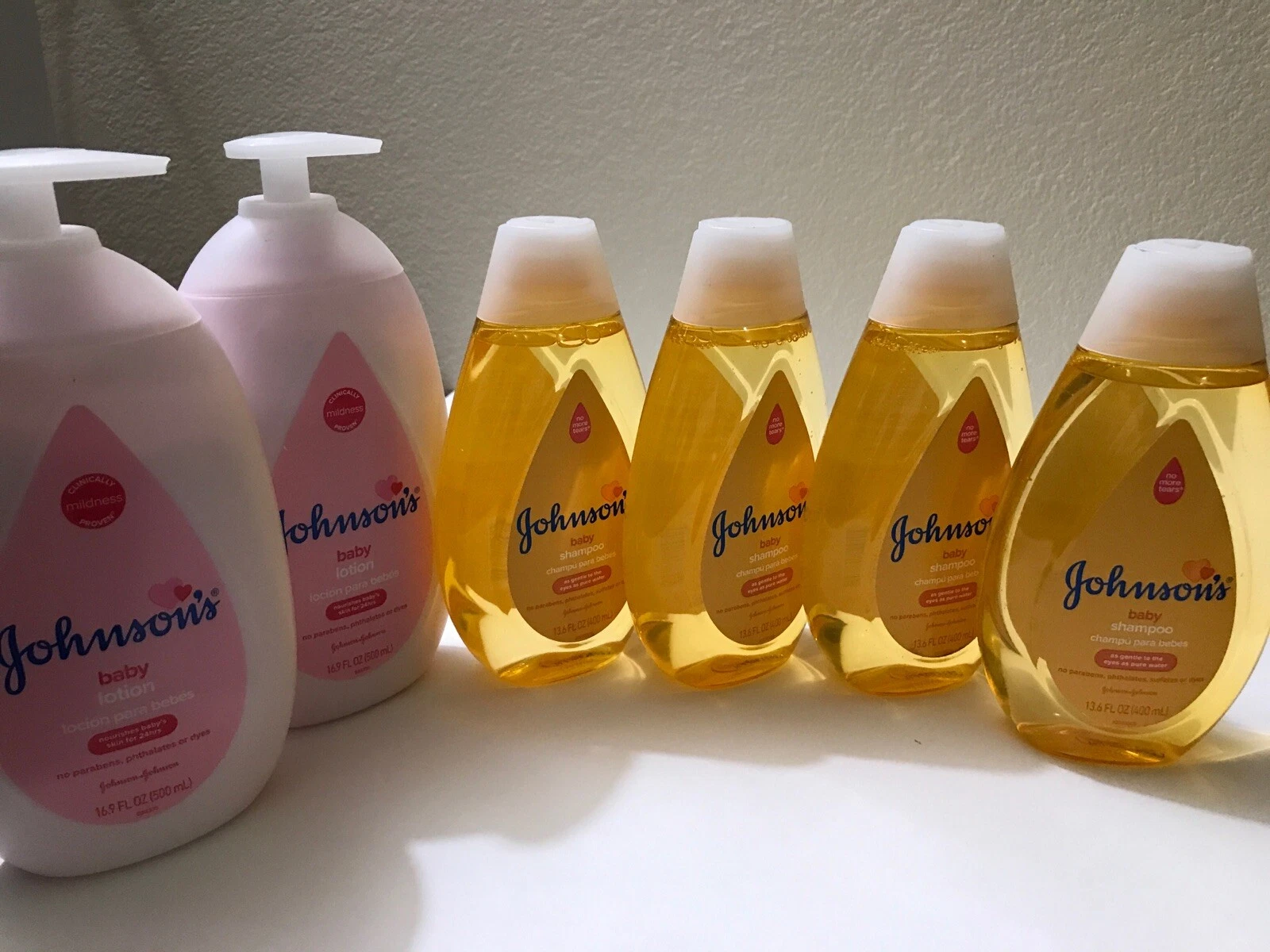 Pack Of 6 Johnson’s Baby 4pk Shampoo 13.6 oz+ 2 Lotion 16.9 oz X 2
Opens in a new window or tab