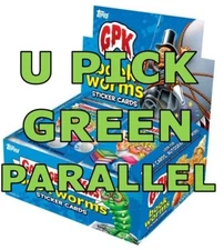 Garbage Pail Kids Bookworms GREEN PARALLEL Pick A Card