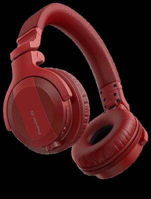 HDJ-CUE1BT-R Red Customizable DJ Headphones with Bluetooth - Pioneer DJ