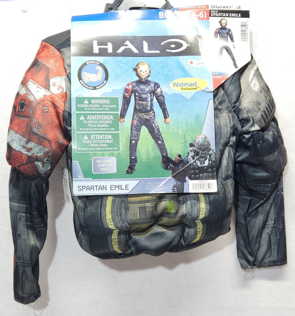 Spartan Emile Halo Halloween Costume Small (4-6) New | eBay