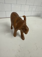 VTG Hand Carved Wooden Water Buffalo 3  x5.5  