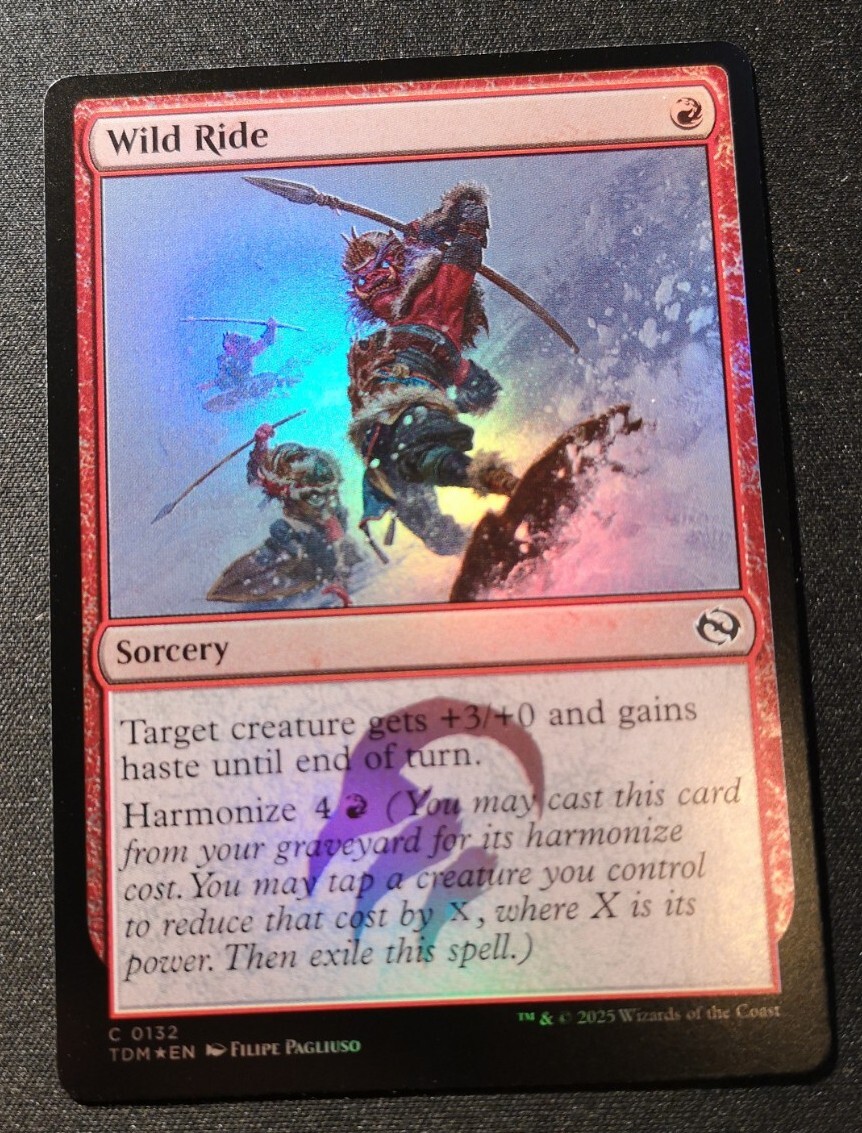 Wild Ride - Foil - TDM - MTG - EN - NM - 0132 | eBay