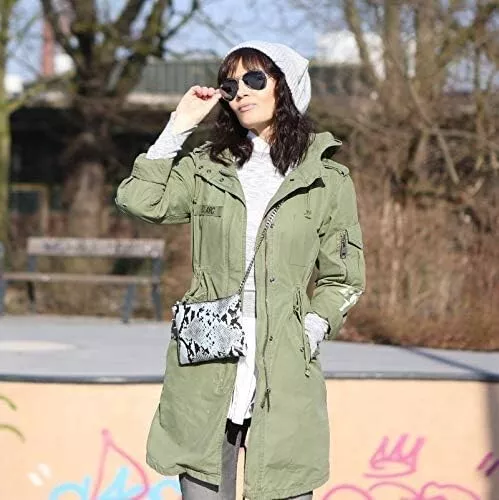 Women's I Really Don't Care Do U Melania Trump Cotton Coat Jacket - Cargo Jacket - Picture 2 of 7