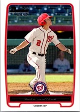 ZACH WALTERS 2012 BOWMAN WASHINGTON NATIONALS