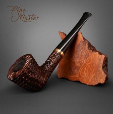 Mr. Brog HAND MADE WOODEN TOBACCO SMOKING PIPE no 316 Assessor  Rustic 9mm Filte