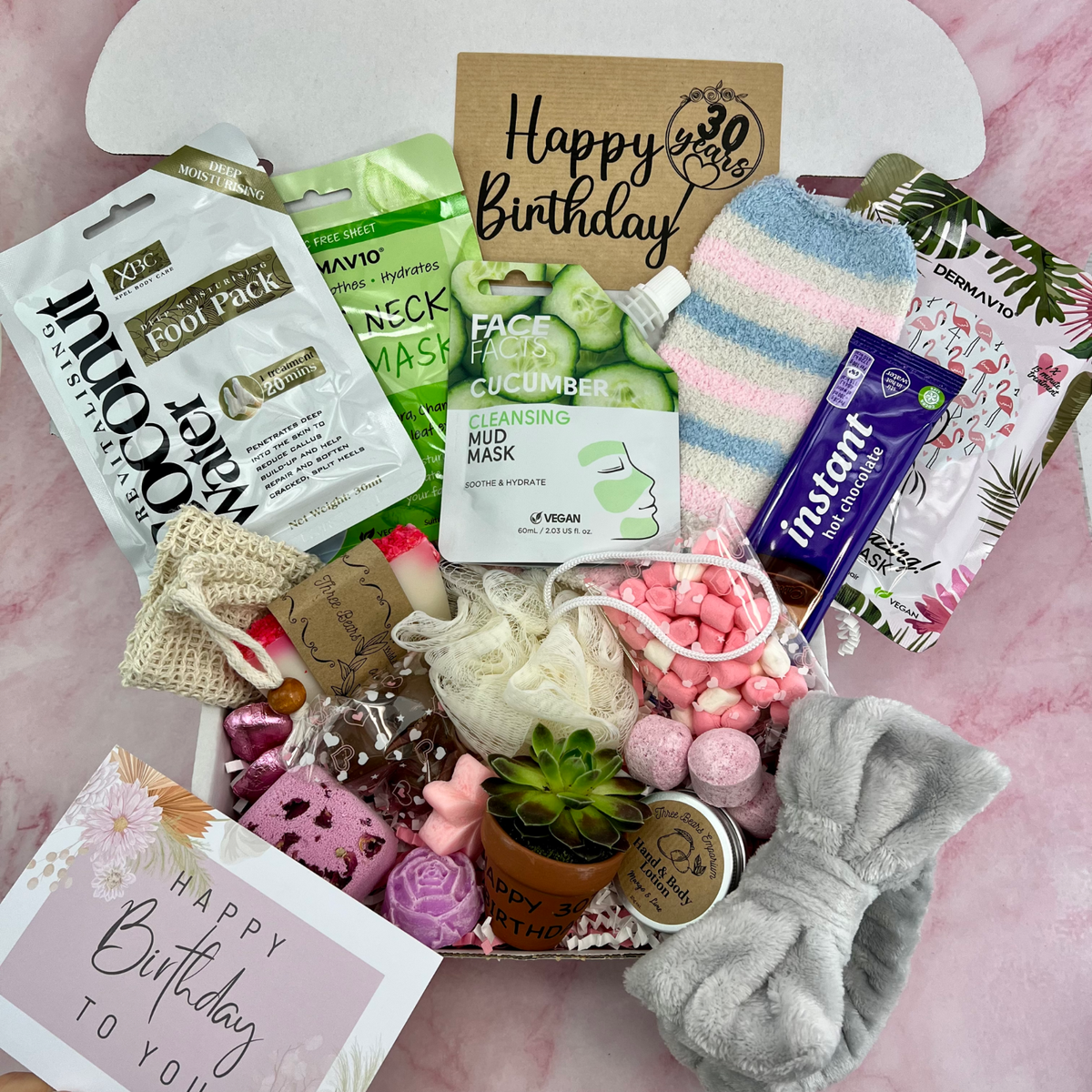 30th Birthday Gift For WOMEN PAMPER HAMPER BIRTHDAY Sister Best Friend  Daughter