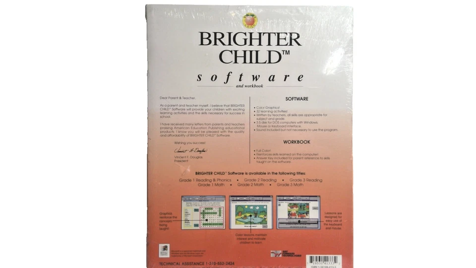 Brighter Child Reading Grade 3 Software CD-ROM Windows Educational NEW Sealed - Image 2 of 2