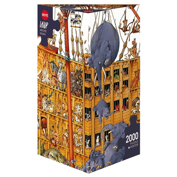 Noah's Ark 2000 Piece Jigsaw Puzzle Heye New | eBay