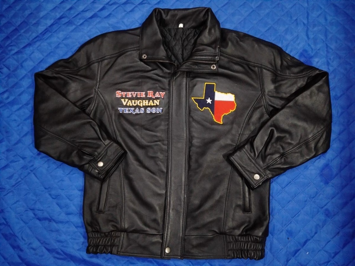 Stevie Ray Vaughan leather jacket all sizes | eBay