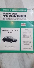 Revue technique Renault R16