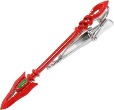 エバンゲリオンストラップ Evangelion Spear Longinus & Cassius Tie Bar Clasp Set Red Japan