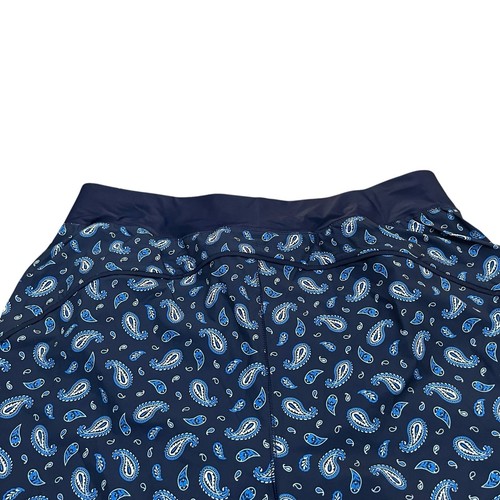 Lands End Women’s Paisley Swim Shorts 18W Navy Blue Lined Beach Vacation Pull On - Picture 5 of 9