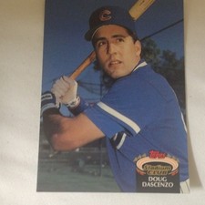 Topps 1989 Stadium Club Doug Dascenzo #252 Rookie Card Chicago Cubs MLB. rookie card picture