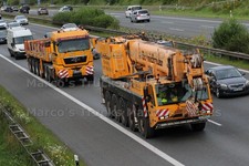 LKW Foto Terex Kranwagen Deutschland orange Schmidtbauer #m3kh