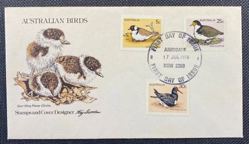 1978 Australian Birds FDC First Day Cover With Armidale (NSW) FDI Postmark