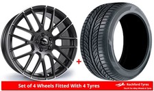 Alloy Wheels & Tyres 19" Targa TG2 For Cadillac CTS Sport 10-13