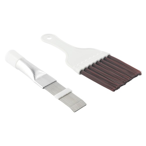 Air Conditioner Condenser Fin Cleaning Brush 2 Pcs Pack Effective Cleaning - Picture 5 of 12