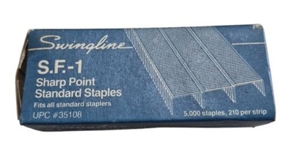 Vintage Swingline Sharp Point Standard Staples New Old Stock