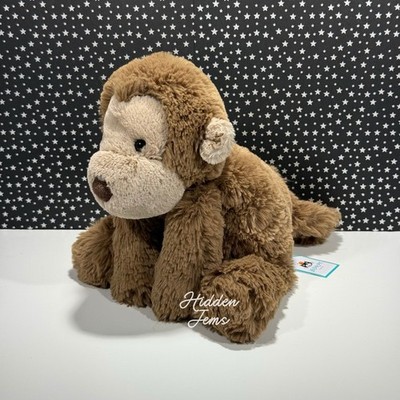 Jellycat Medium SMUDGE MONKEY ✨ Soft Plush Toy AUTHENTIC Brown