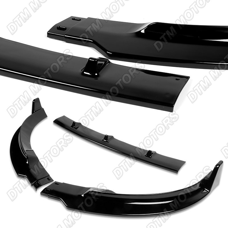 Unbranded Matt Black Front Bumper Spoiler Splitter Lip Kit For Tesla Model Y 2020-2025