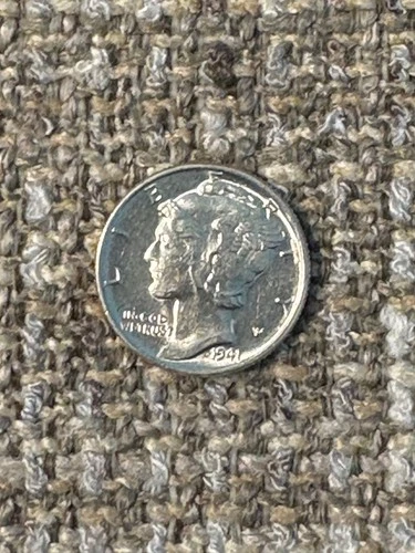 1941 Mercury Dime Brilliant About Uncirculated