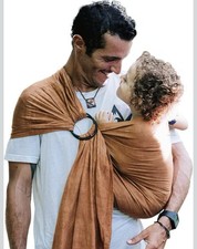 Nalakai Ring Sling Baby Carrier Eco-Friendly Soft Bamboo  Linen Baby Sling Nice