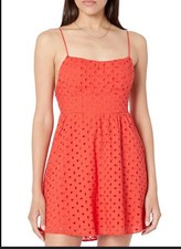 NEW Show Me Your Mumu Out Of Town Eyelet Mini Dress Sz Large