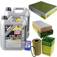 Inspektionspaket 10L Liqui Moly Top Tec 4100 5W-40 FüR Porsche Cayenne S 4.5