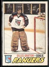 1977-78 O-Pee-Chee Gilles Gratton #207 New York Rangers