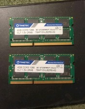 Timetec 2x4GB DDR3 1066MHz PC3-8500 Non-ECC 1.5V 2Rx8 SODIMM Apple Memory RAM