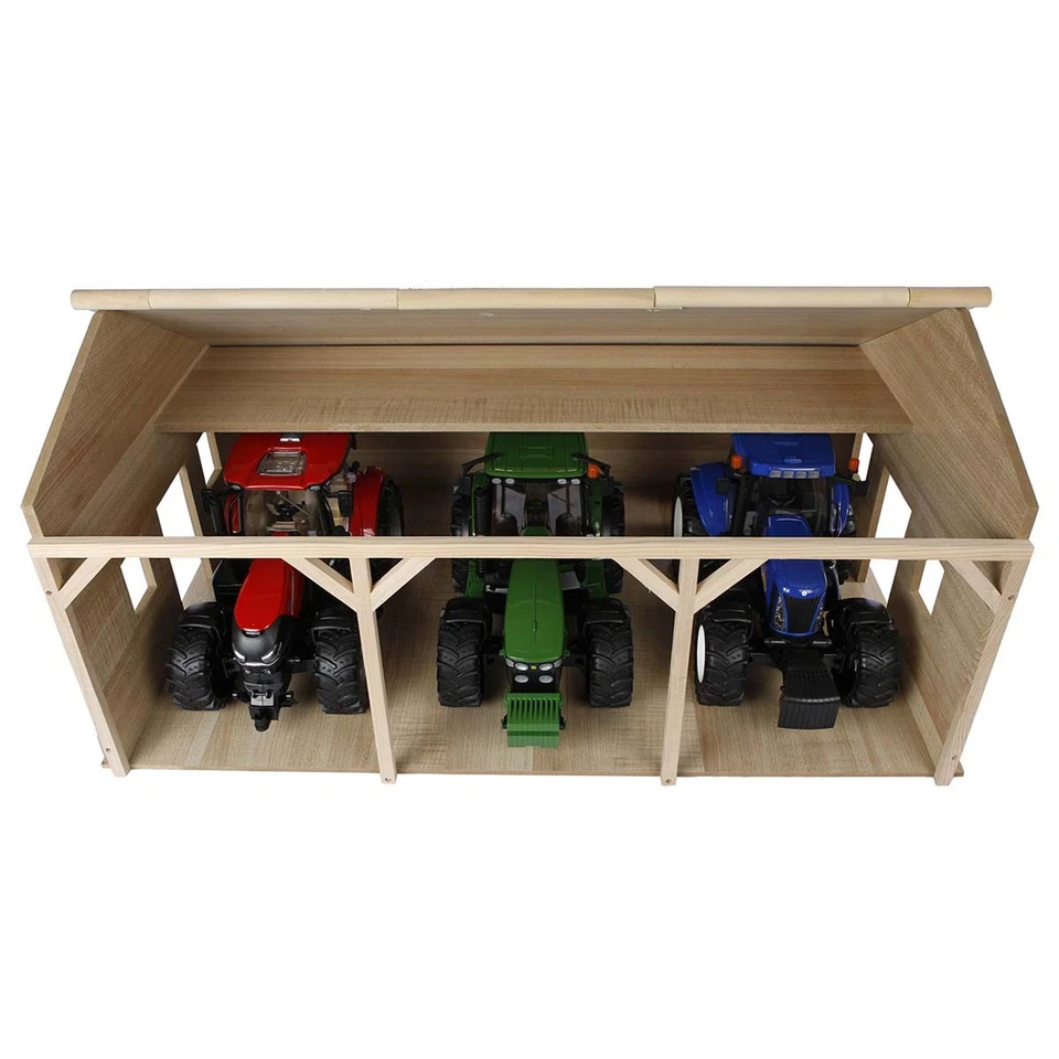 1/16 Farm Machinery 3 Bay Shed Equipment Barn Implement Building Storage 610340 - Image 3 of 4