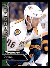 2016-17 Parkhurst #337 Pontus Aberg RC