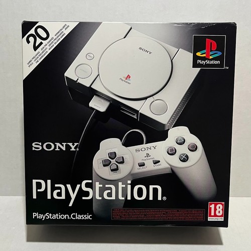 Sony PlayStation Classic Mini Consola 20 Juegos PS1 PSX PAL UK Europa NUEVO SELLADO