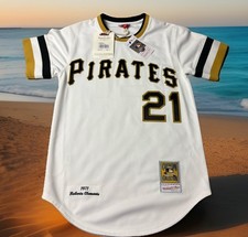 MITCHELL & NESS AUTHENTIC ROBERTO CLEMENTE S $300 PITTSBURGH PIRATES JERSEY