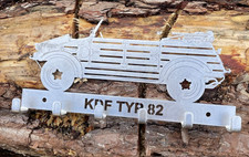 Schlüsselbrett Motiv Kübelwagen KDF Typ 82