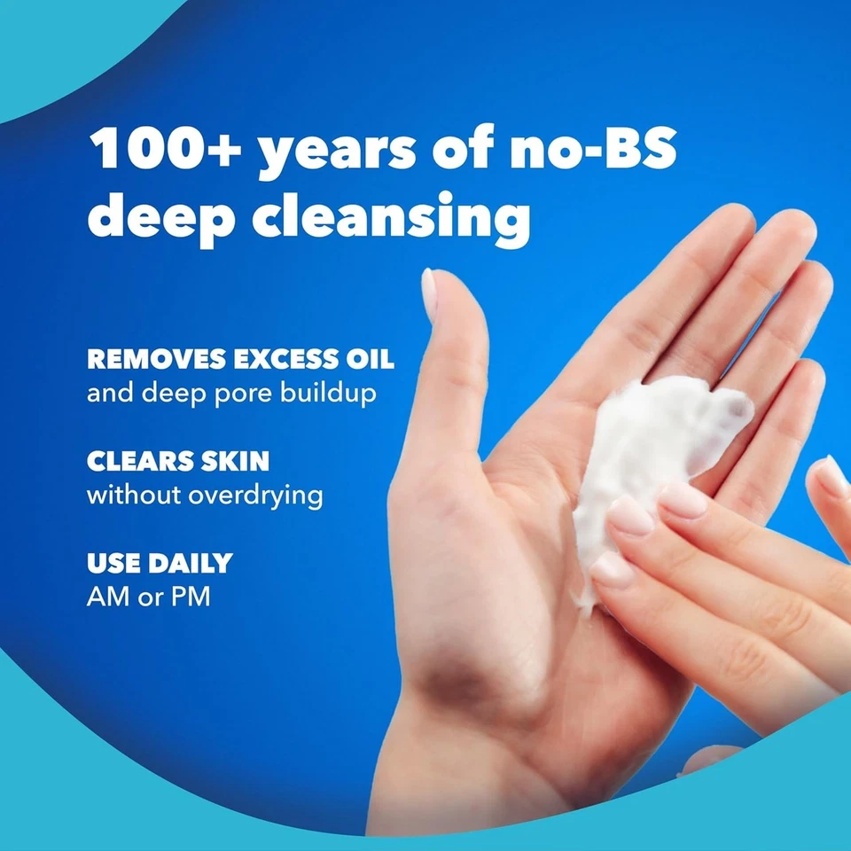 Crema limpiadora profunda diaria de poros Noxzema Ultimate limpiador transparente sin aceite 6 fl oz Foto 3 de 4