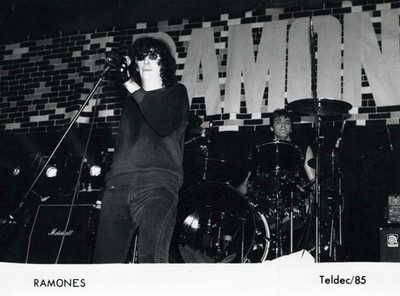Das Ramones Foto Original Schwarz Weiß teldec Presse Promotion 1985
