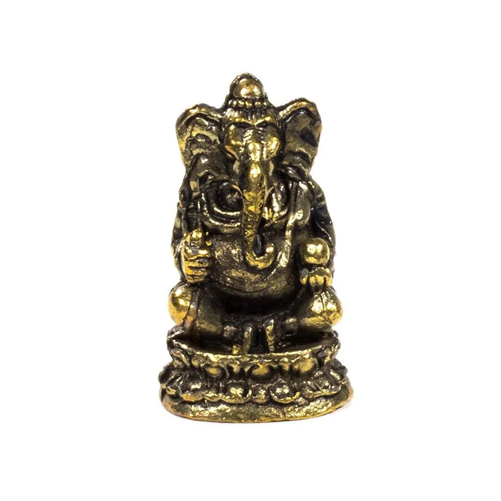 Ganesha Mini Statuette 3cm – For Meditation & Mindfulness Spaces