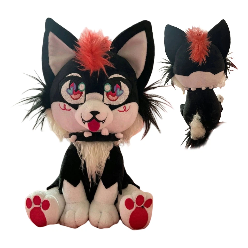 Peluche Big Mama Eterno Lindo-Ojos Grandes Con Brillante Estrella Lengua-Escupir Perro Peluche Foto 3 de 4